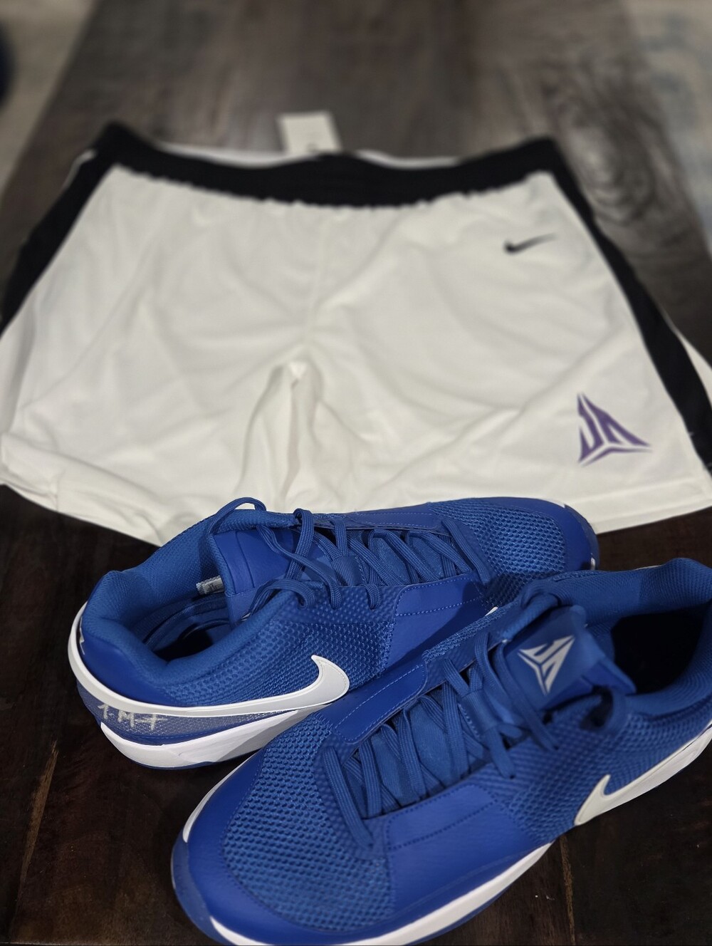 Lot Of Two (2) Nike Ja Morant Shoes Men's Size 14 & Nike Ja Morant Shorts 3XL